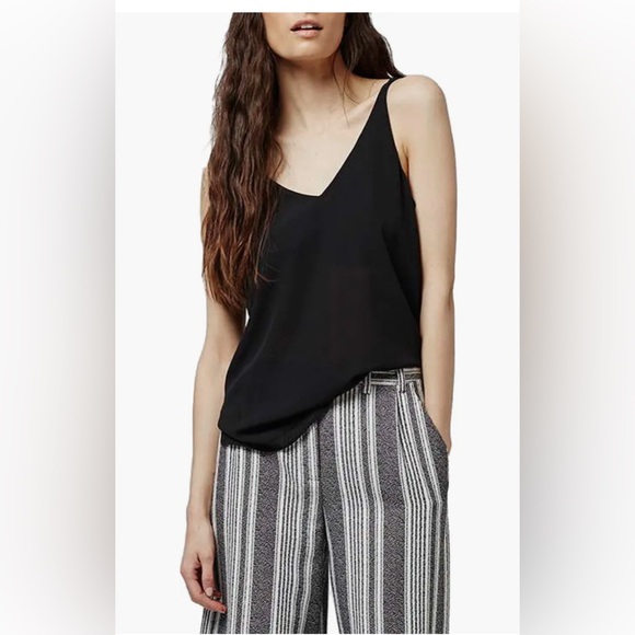 Topshop Tops - Topshop Double Strap V-Back Camisole size 2